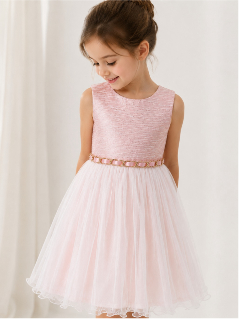American Princess Pink Layered Tulle Dress – Size 2T